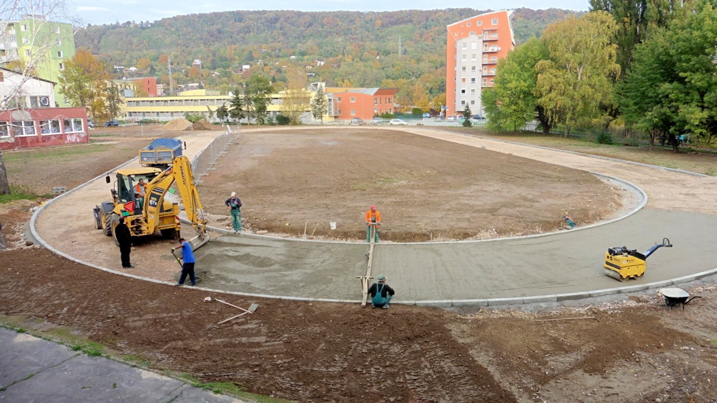 Termíny realizácie renovovania športového areálu - 17. 09. a 24. 09. 2016
